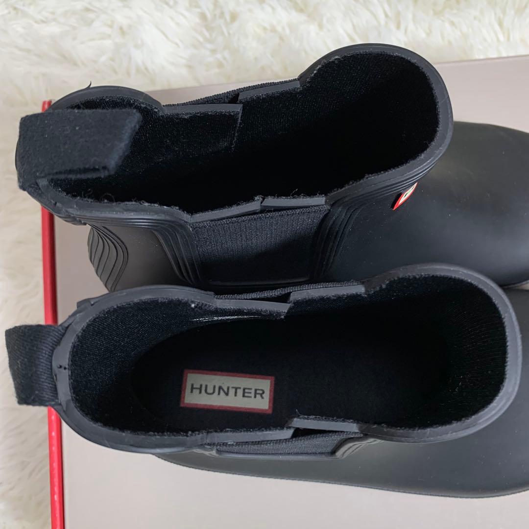 ☆未使用　ハンター　チェルシー　レイン　ショート　ブーツ　UK 7