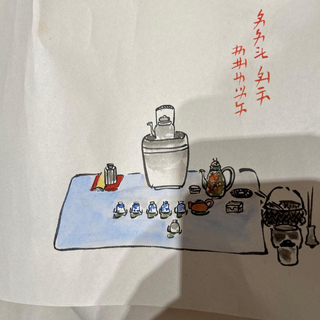 山口麗華芳流煎茶君子巻き　免許状　五箱 希少品