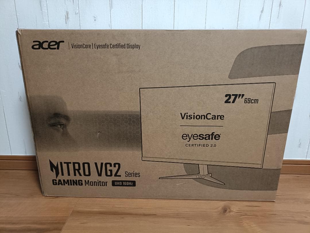 27インチ 4k 160Hz モニター Acer VG272KV3bmiipx