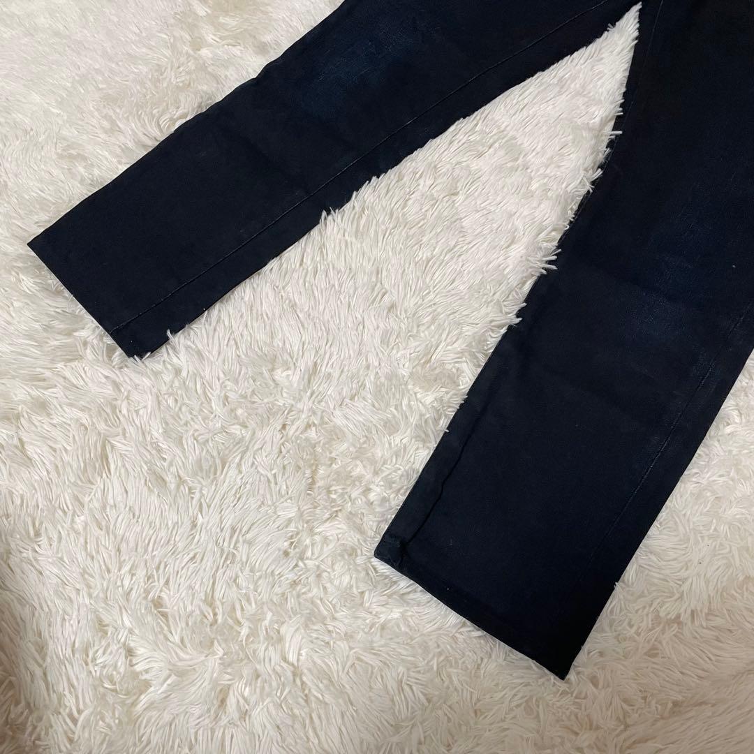 美品 ディオールオム コットン100% デニムパンツ ジーンズ ネイビー 30