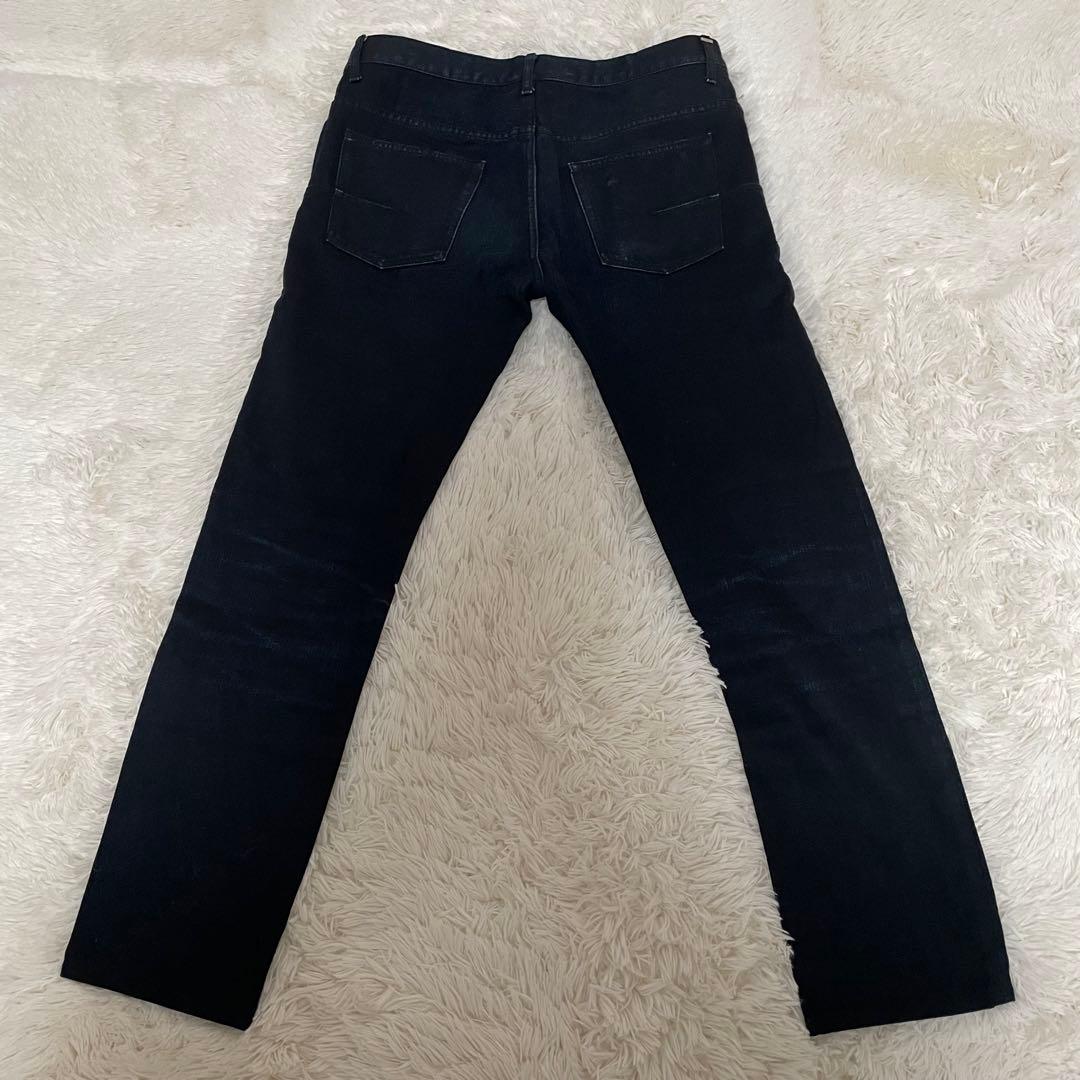 美品 ディオールオム コットン100% デニムパンツ ジーンズ ネイビー 30