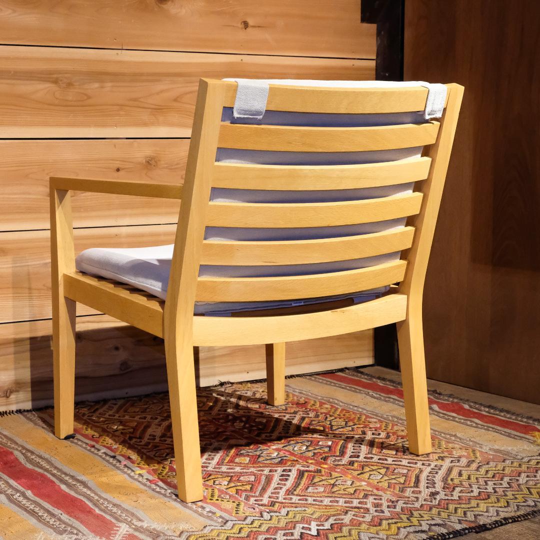 WISE・WISE ワイスワイス AKI アキラウンジチェア オーク材