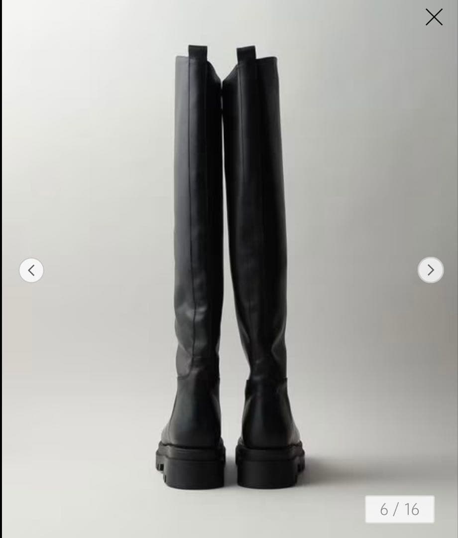 大幅お値下げ【新品】REMME 本革 レザー ニーハイブーツ 37