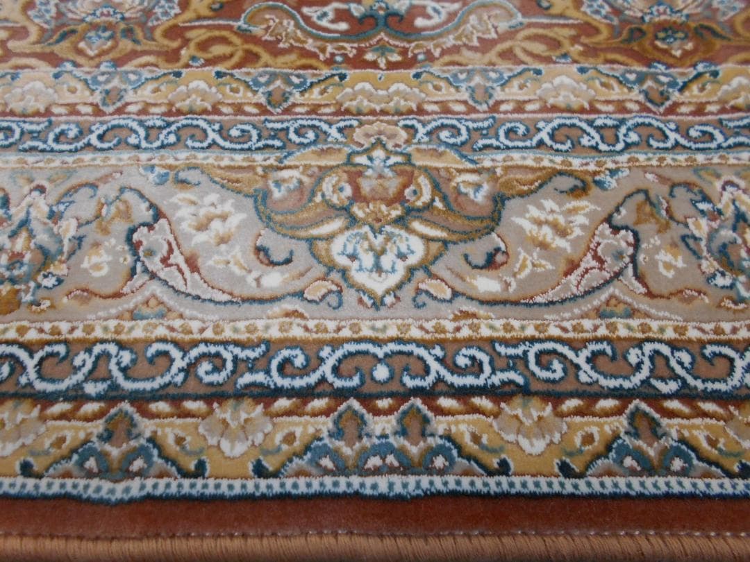 立体柄、144万ノット！本場イラン産 絨毯！ 100×150cm-200491