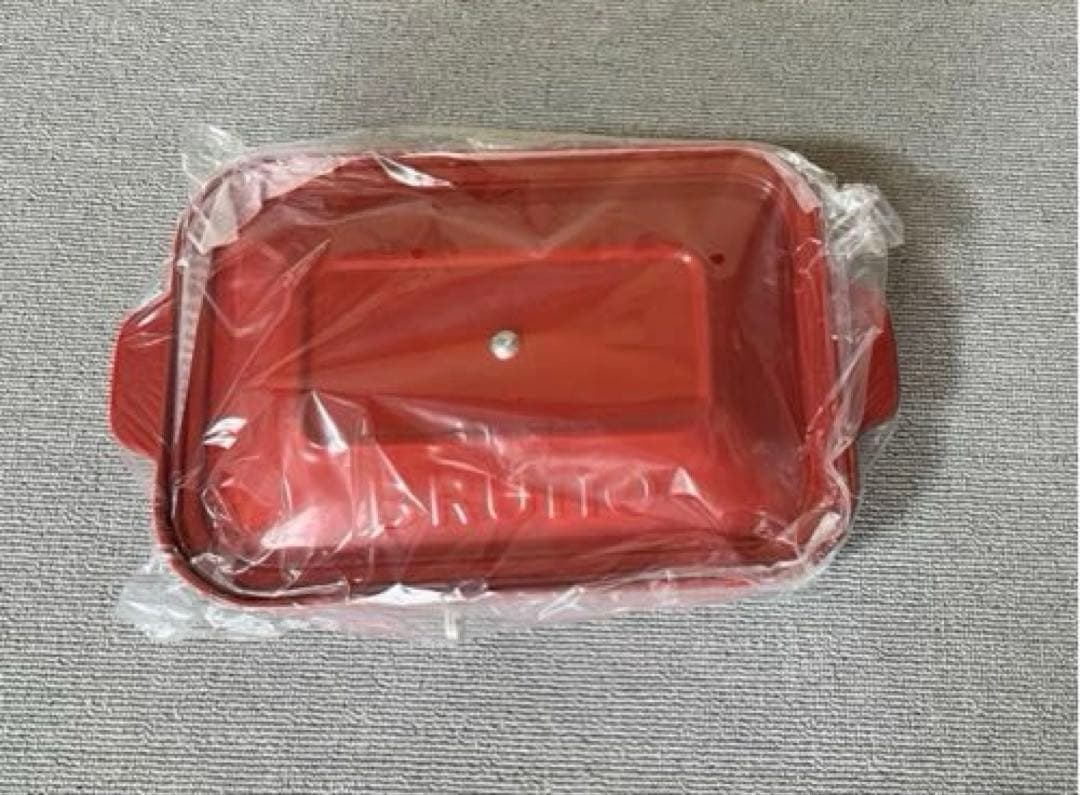 リサとガスパールホットプレート　赤（BRUNO）未使用