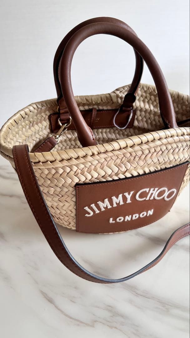 値下げ‼️JIMMY CHOO かごバッグ トートバッグ 2 way