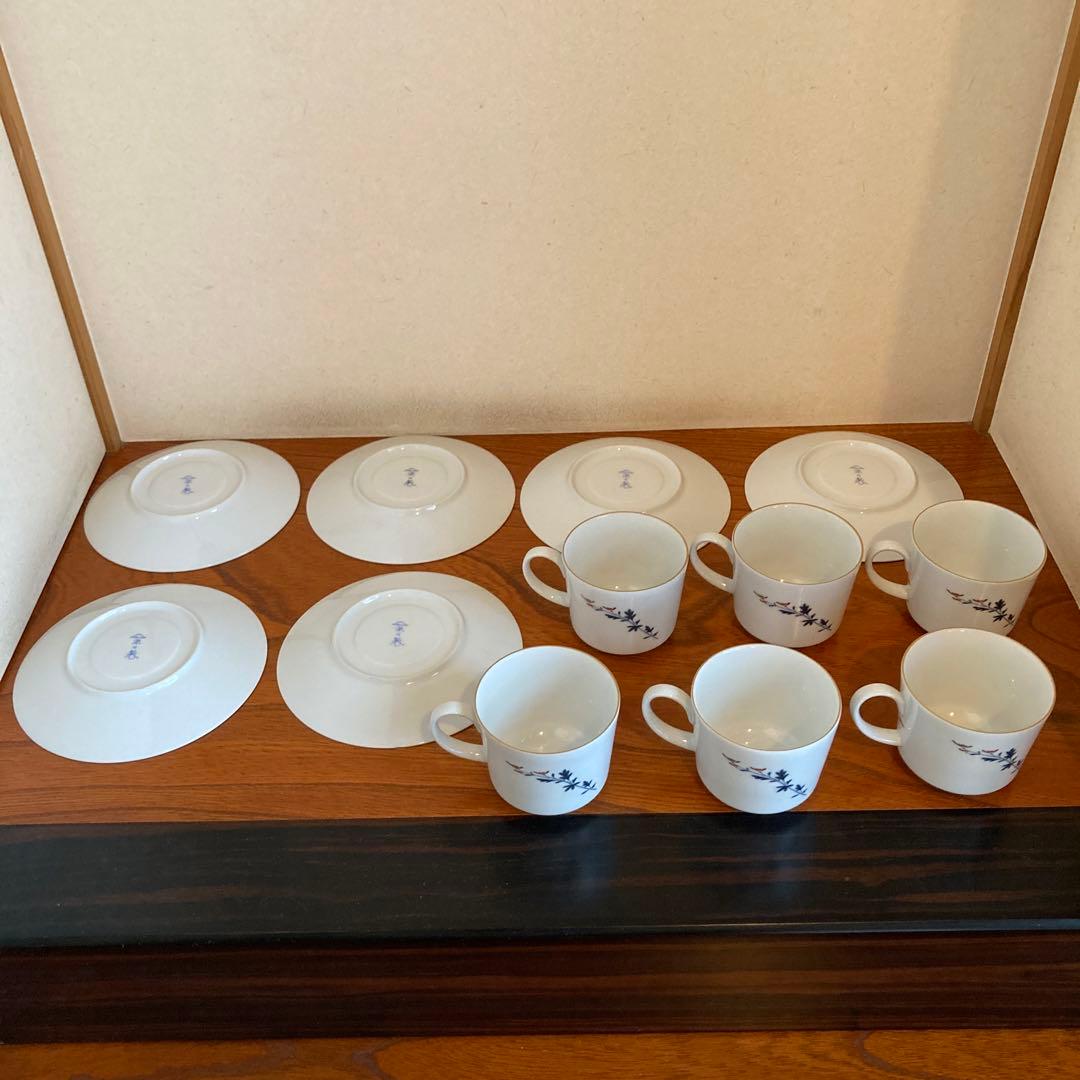 深川製磁　花柄陶器食器セット 同一シリーズ47点