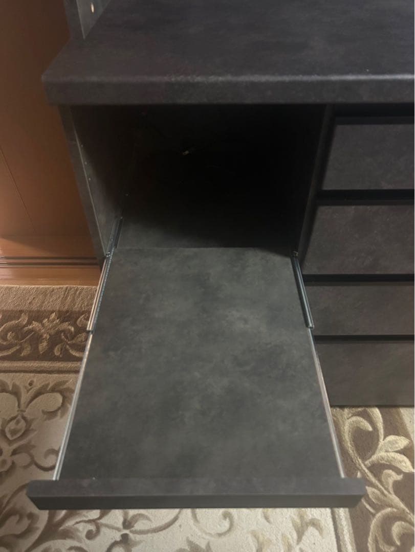 Pamouna（パモウナ）EC 食器棚 引き戸タイプ セラミカネロ 幅120cm