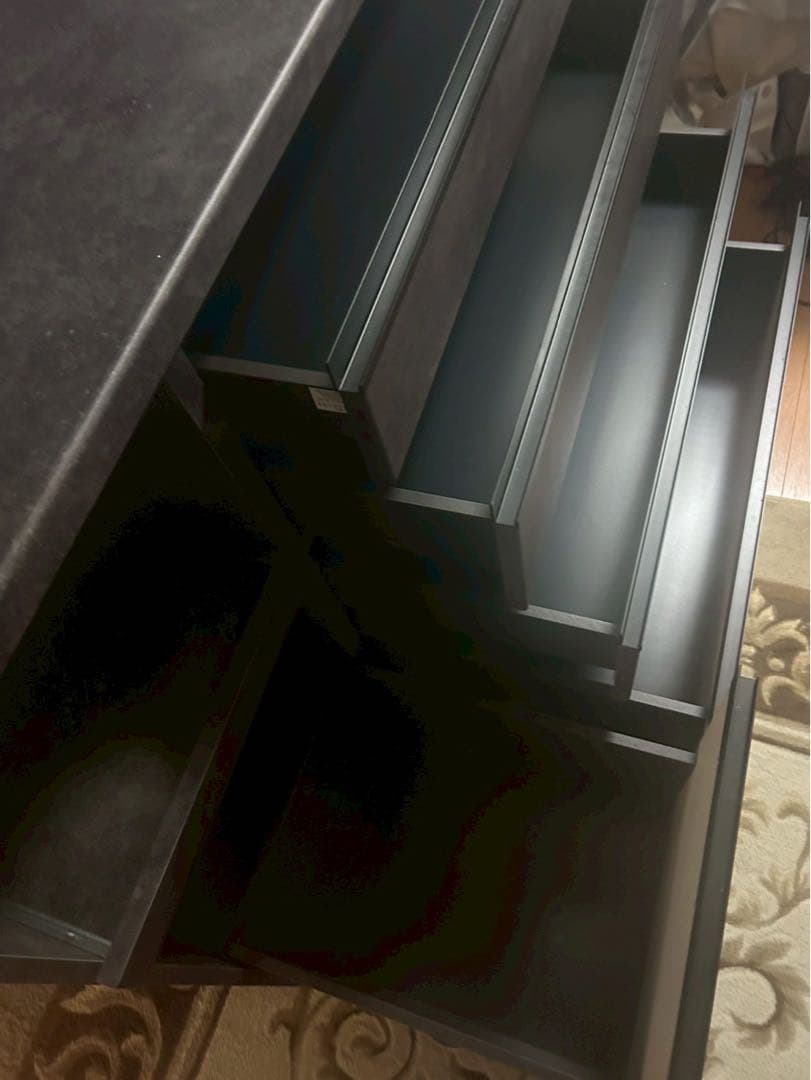 Pamouna（パモウナ）EC 食器棚 引き戸タイプ セラミカネロ 幅120cm