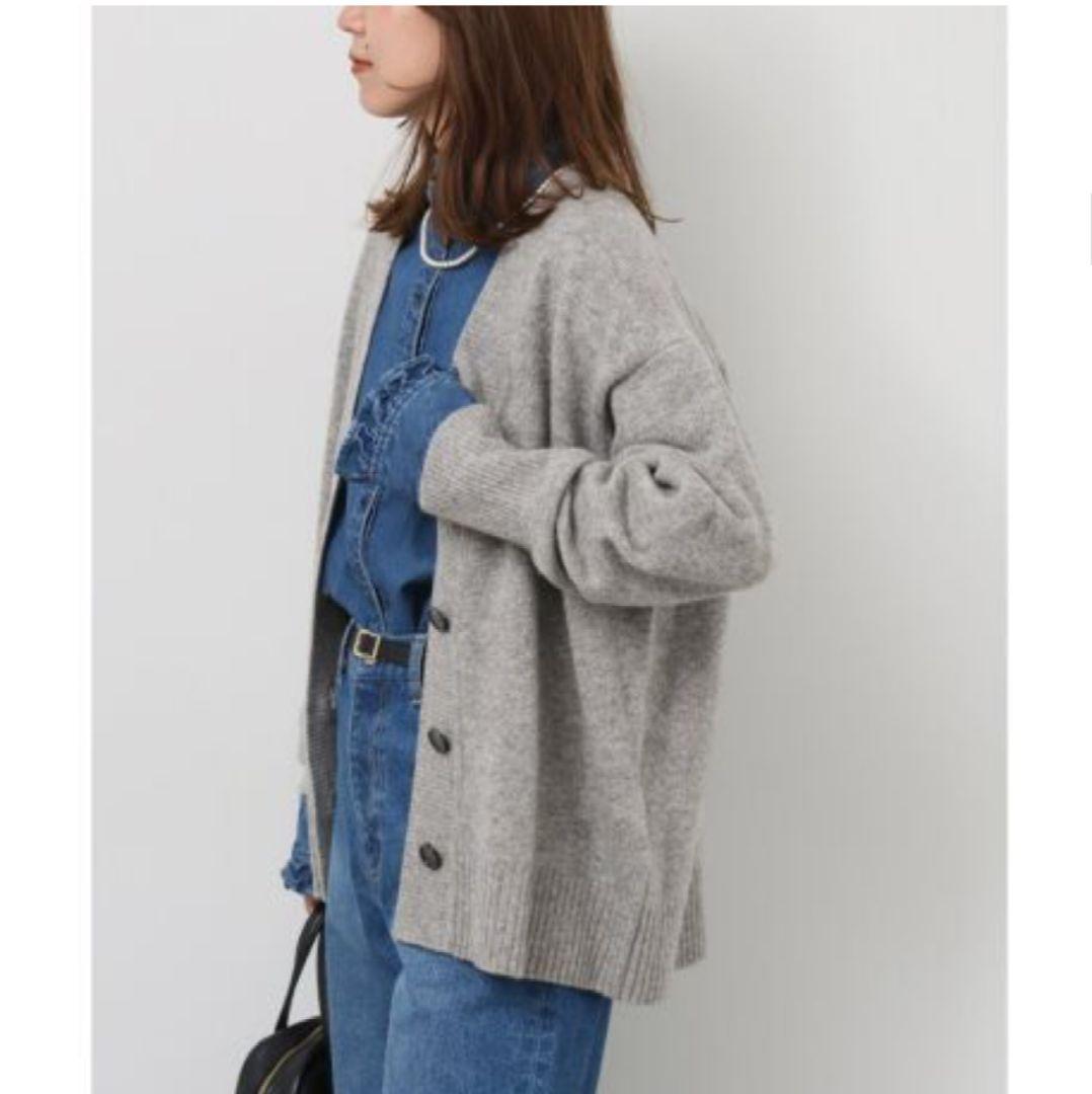 こ*の様 【極美品】ジャーナルスタンダードレリューム　ハミルトンウールVネックカ