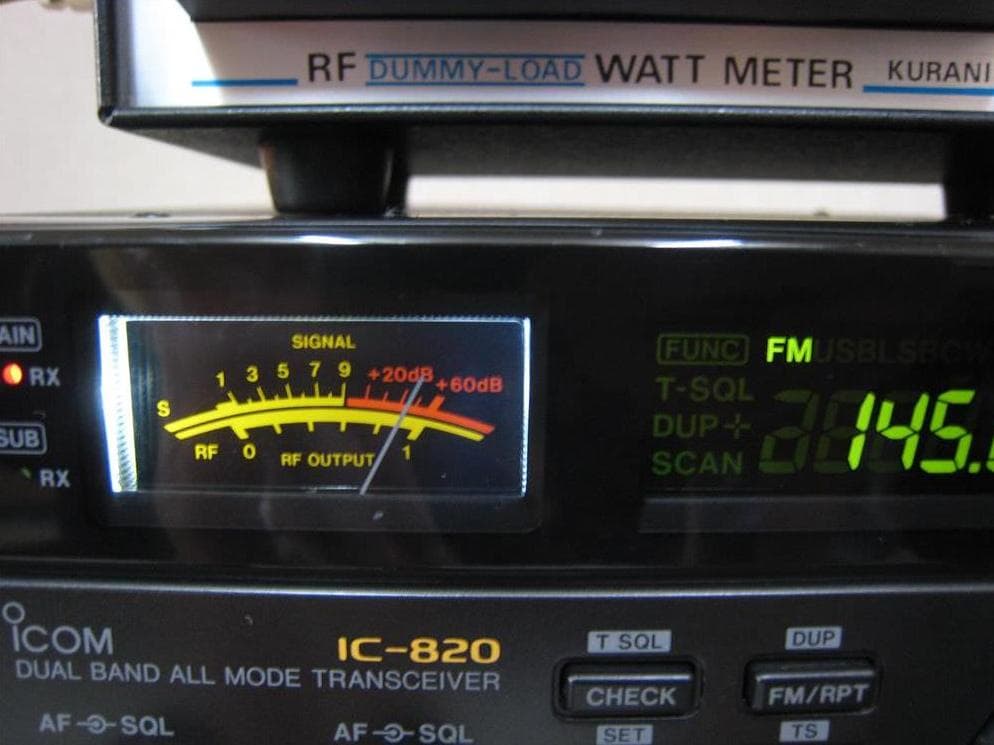 Icom IC-820 １０W　U/V オールモード機　トランシーバー　元箱付き