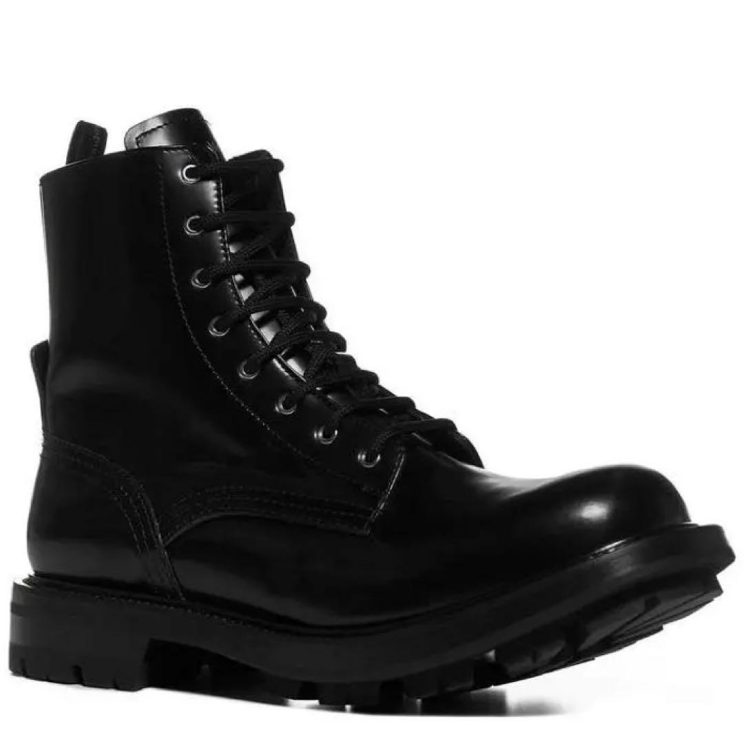 Alexander McQueen Leather Boots 43 コンバット