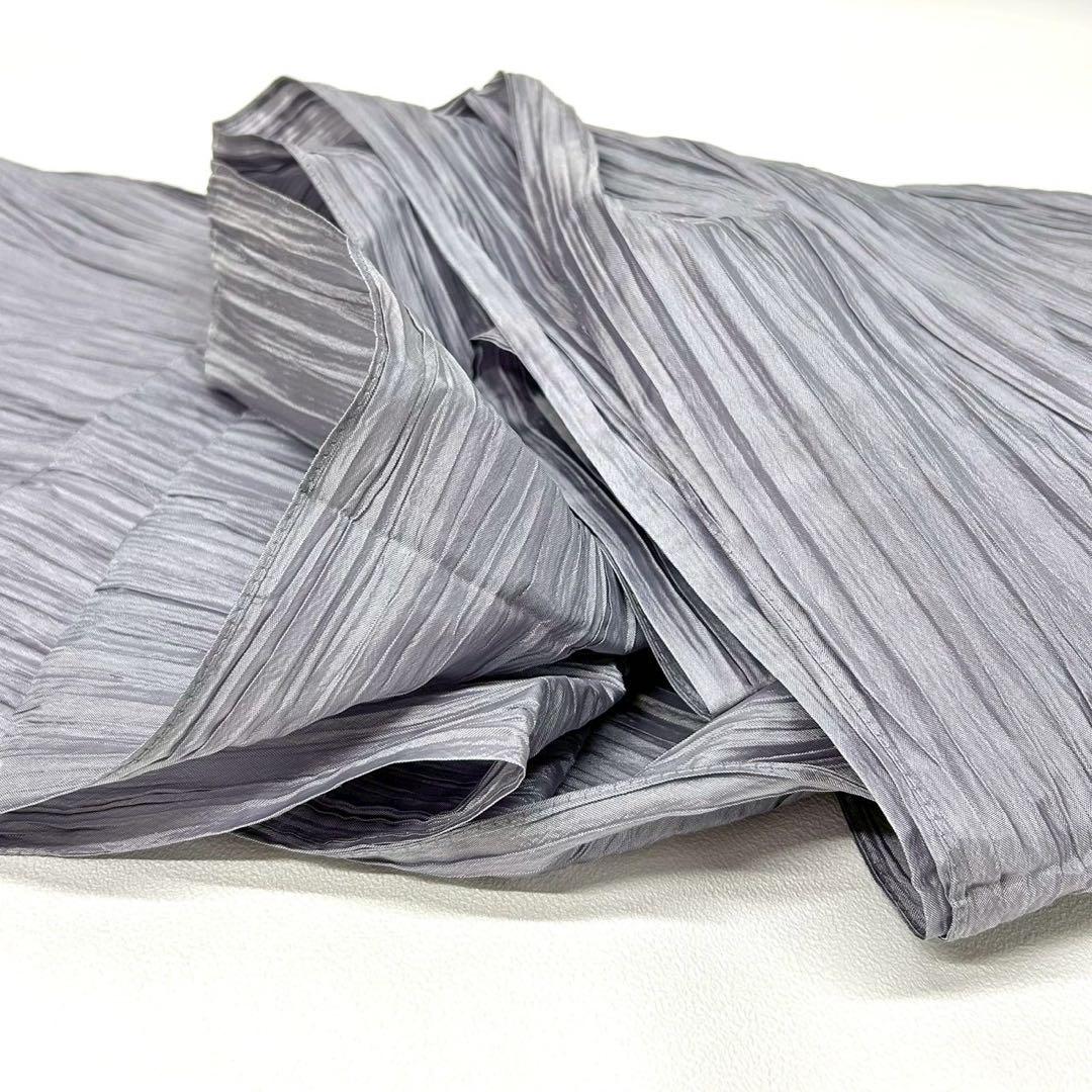 浴衣　大きめサイズ　浴衣 3L 百合　濃紺　兵児帯 4M 2点　新品　0822②