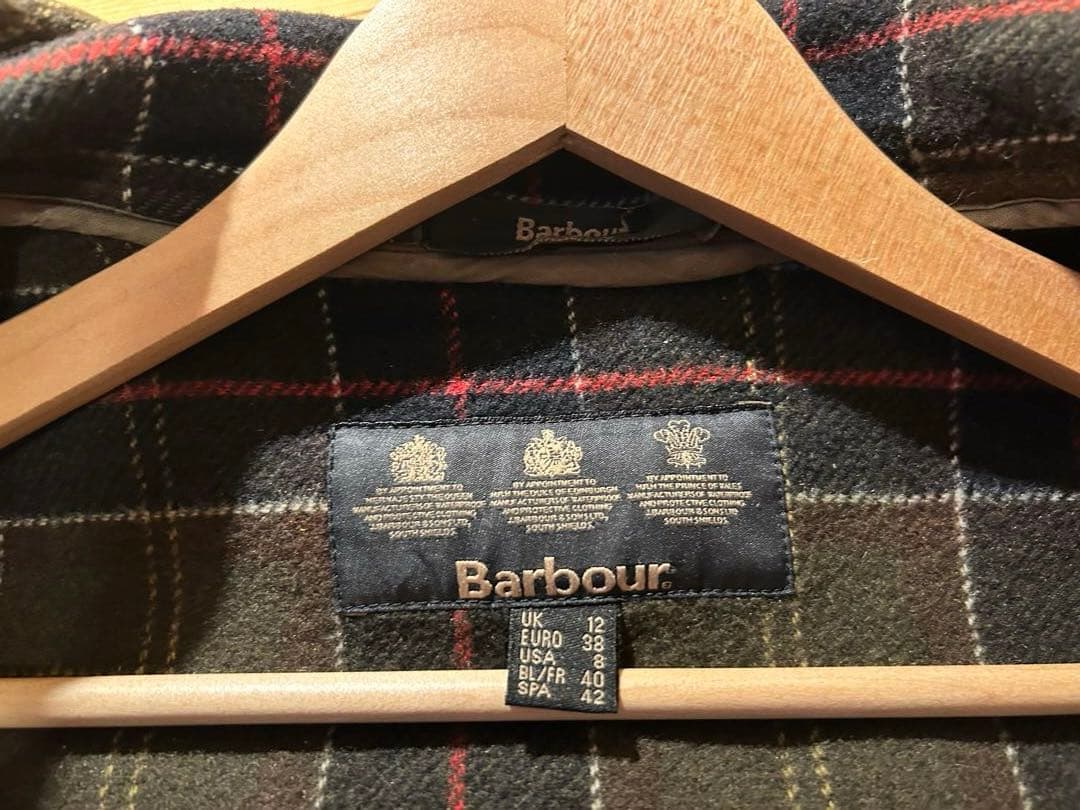 ⭐️希少⭐️❤️カシミヤ混❤️バブアー(Barbour)ダッフルコート SIZE:38