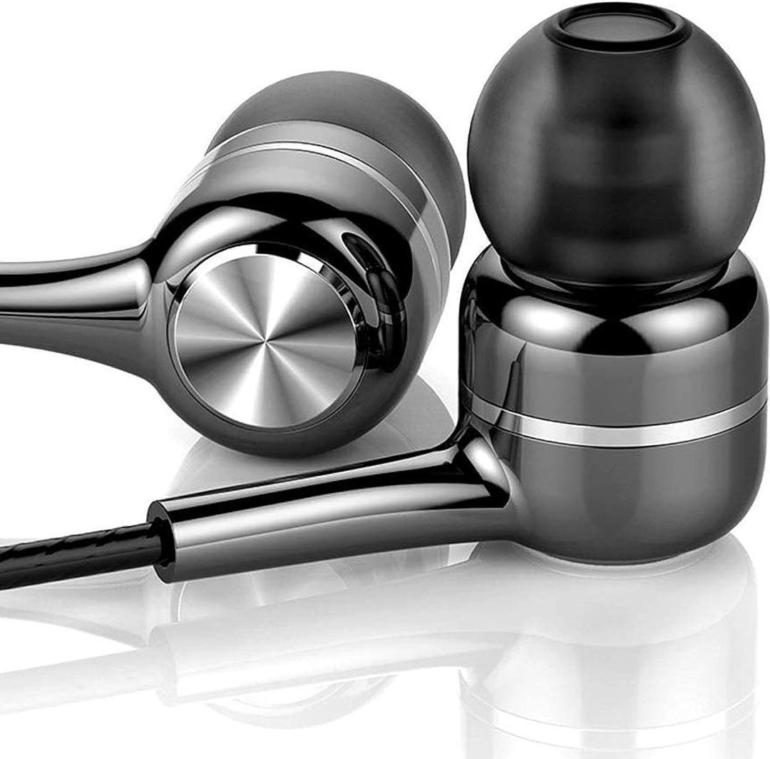 イヤホン 有線 4色セット リモコン マイク付き