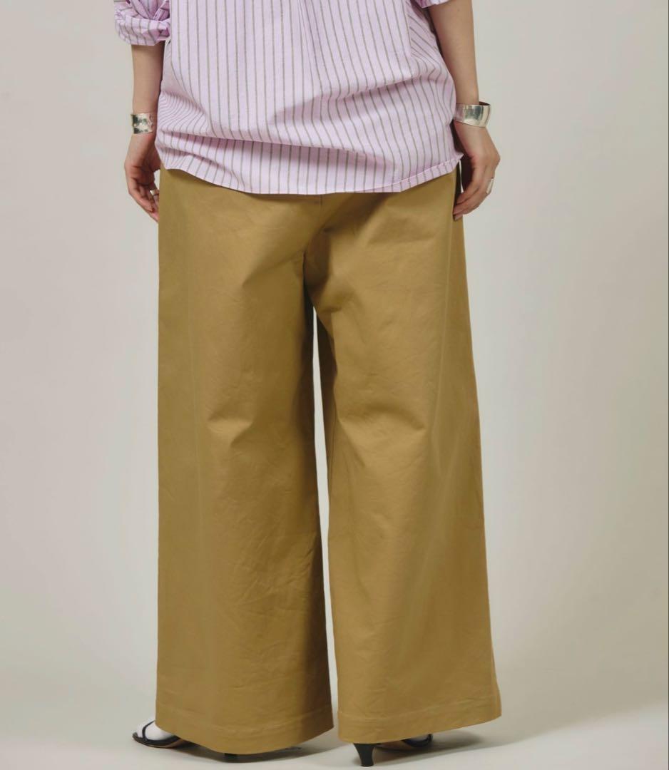 Curensology カレンソロジー ＜&RC＞ワイドルーズチノパンツ 36