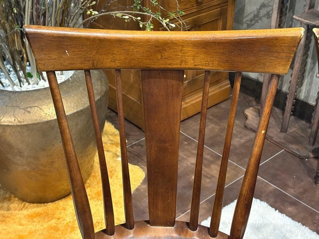 ①KASHIWA 柏木工　ウィンザーチェア　スポークチェア　アンティーク　SY