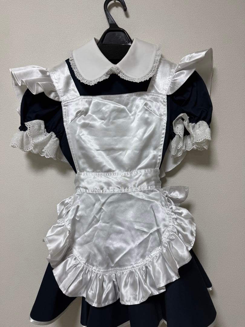CANDY FRUIT メイド服 ネイビー M ミルクメイド