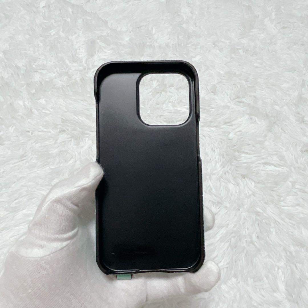 ほぼ新品 BONAVENTURA iPhone 14 Pro ケース クロコ