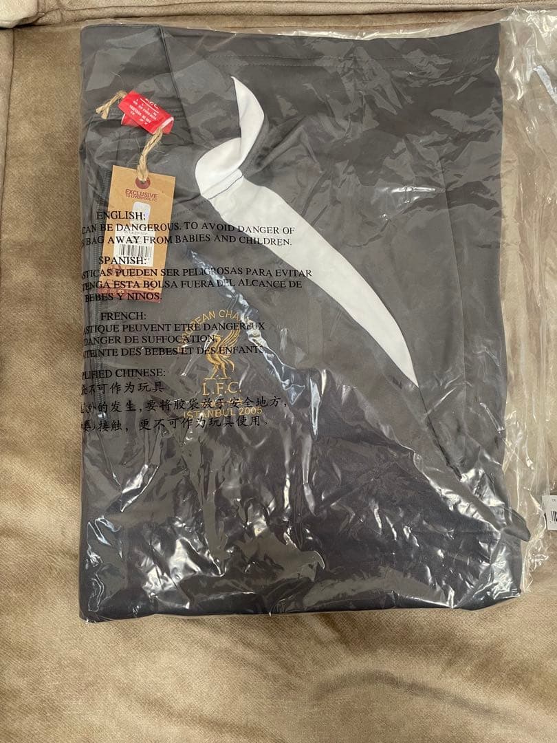 リヴァプールFC ハーフジップジャージ グレー