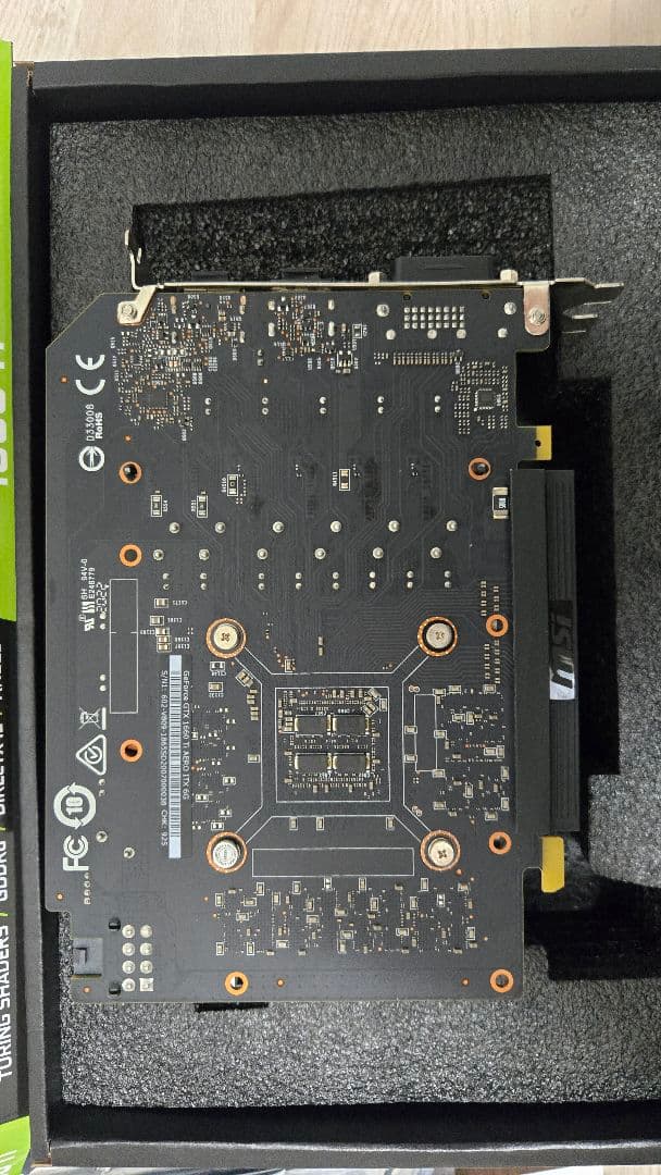 グラフィックボード・グラボ・ビデオカード MSI GeForce GTX1660 Ti AERO ITX 6G