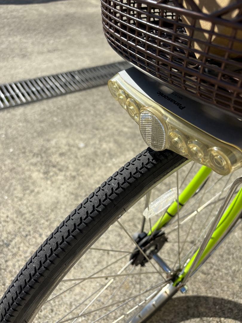 中古Panasonic電動アシスト自転車　8.9Ah新品バッテリー　大阪