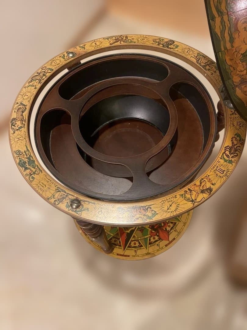 アンティーク　ワインセラー　ラック　キャビネット　キャスター付き　ビンテージ