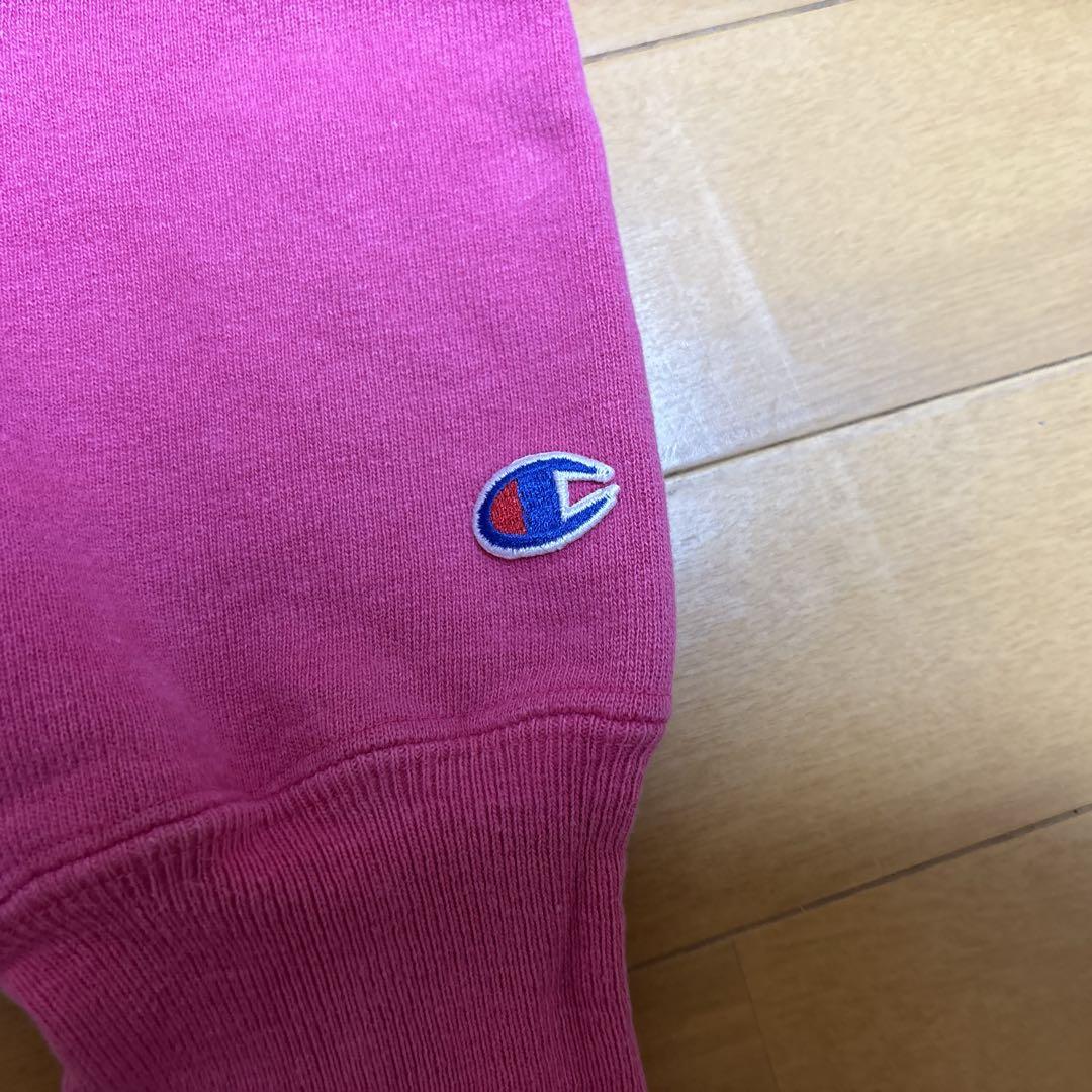 チャンピオン　リバースウィーブ　USA ピンク　Lサイズ　レアカラー