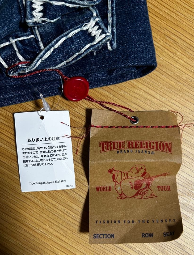 新品 TRUE RELIGION Ricky SuperT 34ストレートデニム