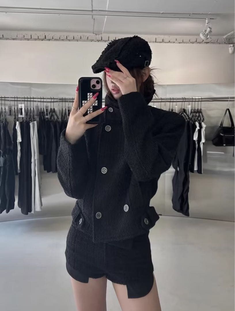 BOHEMSEO BELTED HALF COAT コート ショートジャケット