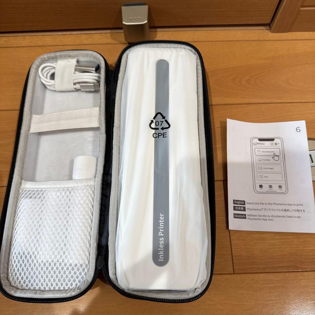 Pmo M832 スマホ プリンター モバイルプリンター a4 感熱紙