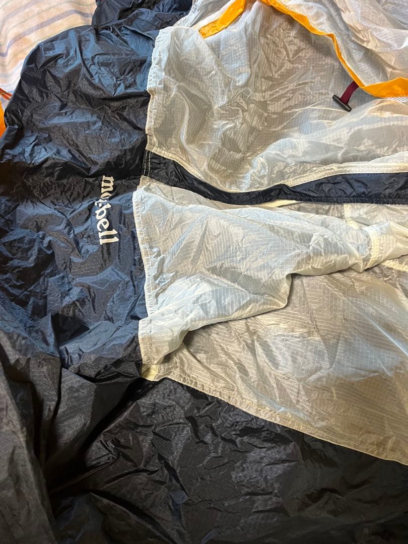 モンベル ステラリッジ4 レインフライ、グランドシート付