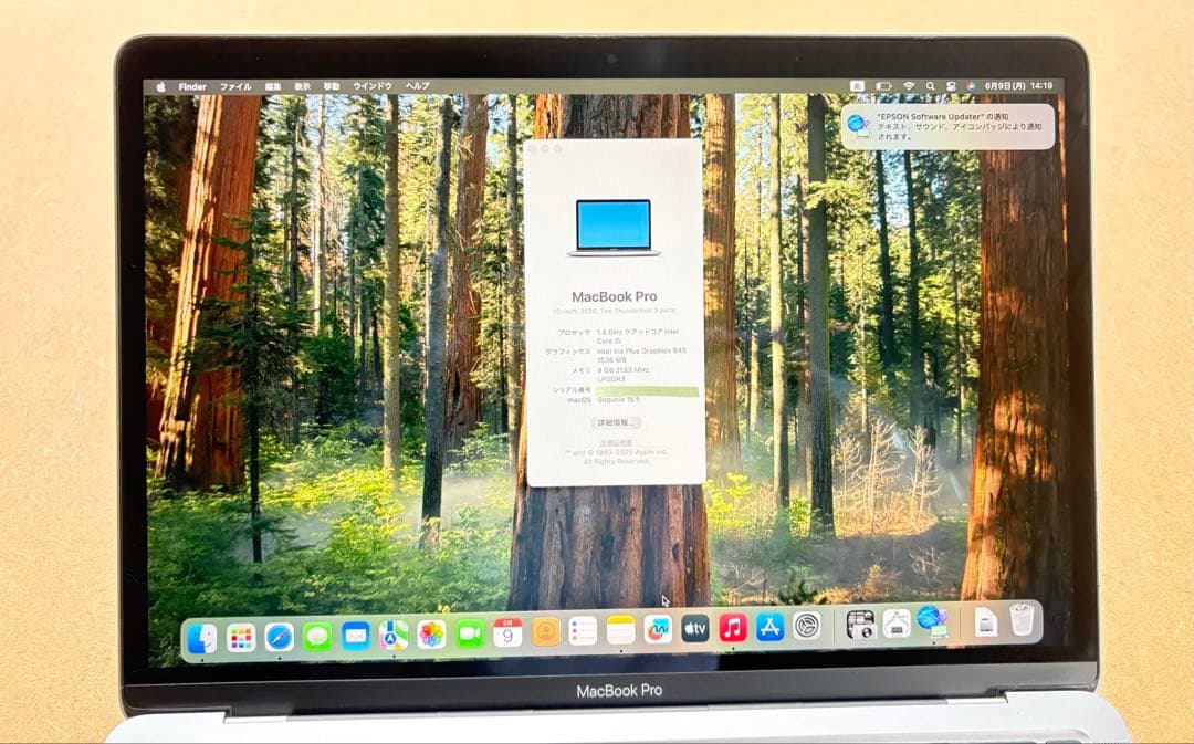 Apple MacBook Pro 13インチ 256GB SSD