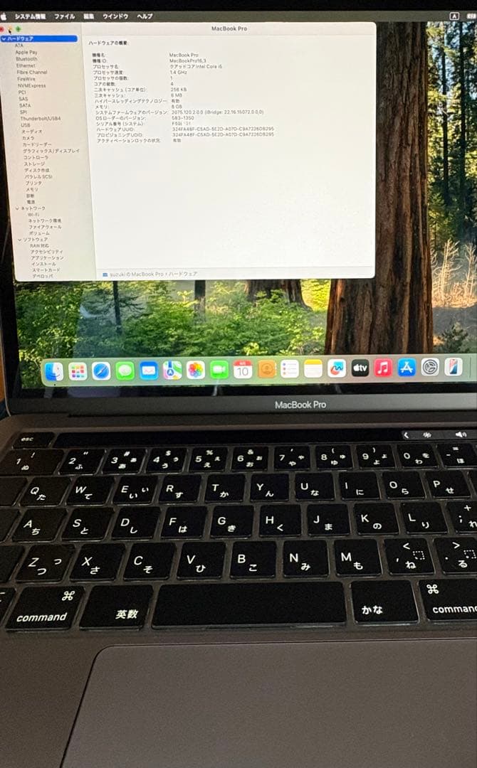 Apple MacBook Pro 13インチ 256GB SSD