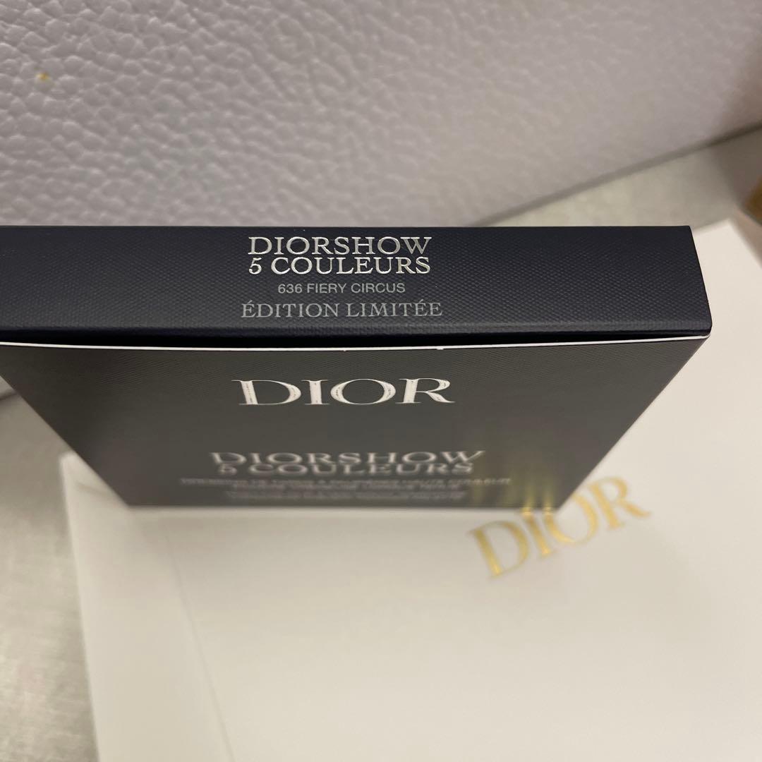 ディオールショウ サンク　クルール　636 ファイアリー サーカス　ホリデー限定