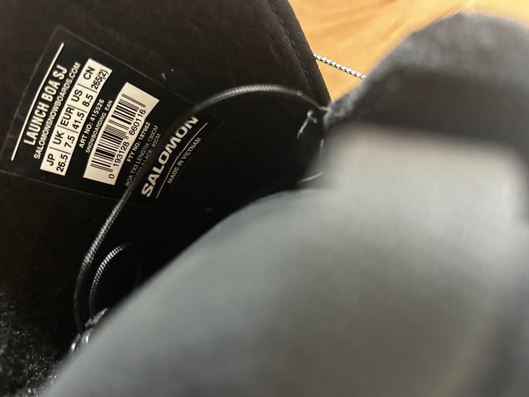 salomon 26.5㌢　スノーボード　ブーツ　サロモンコンフォートライナー