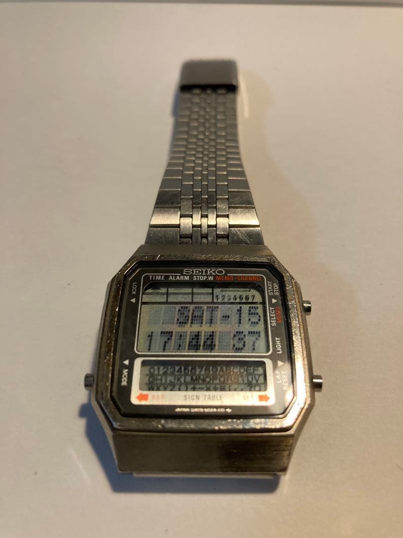 【希少】SEIKO　レターメモ112 ヴィンテージデジタル　稼働品