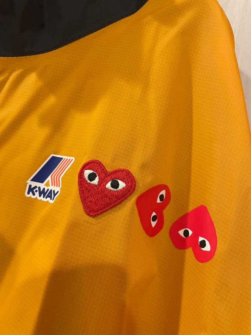 kway コムデギャルソン play ナイロンジャケットXL 美品　正規