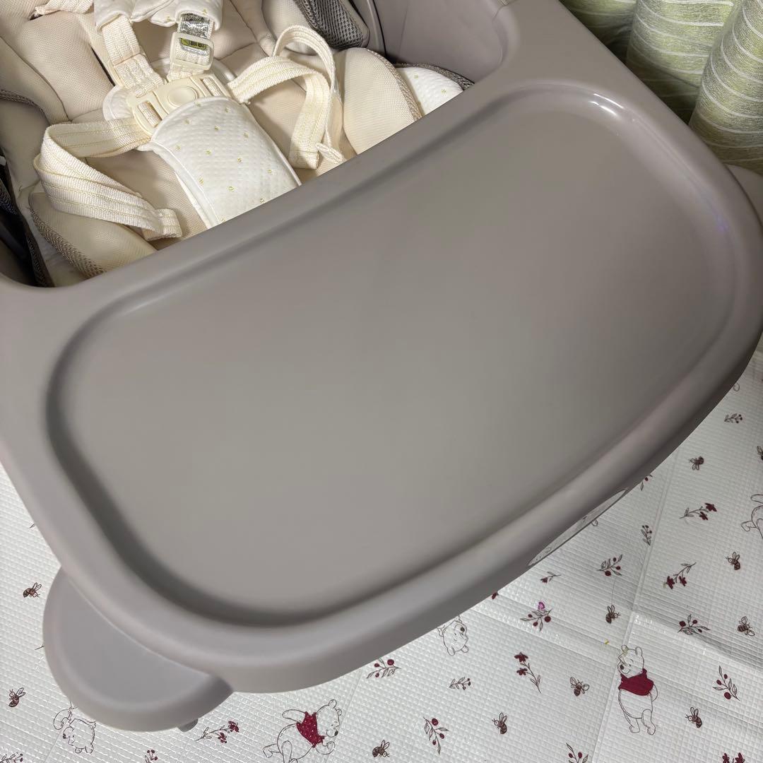 【美品】Aprica ユラリズム オートプレミアム ハイローチェア ムーンロック