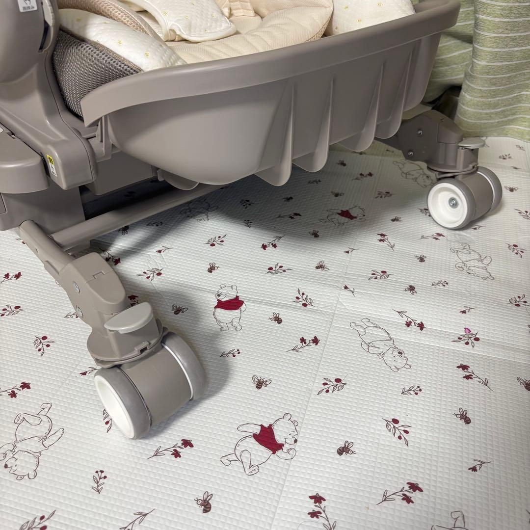 【美品】Aprica ユラリズム オートプレミアム ハイローチェア ムーンロック