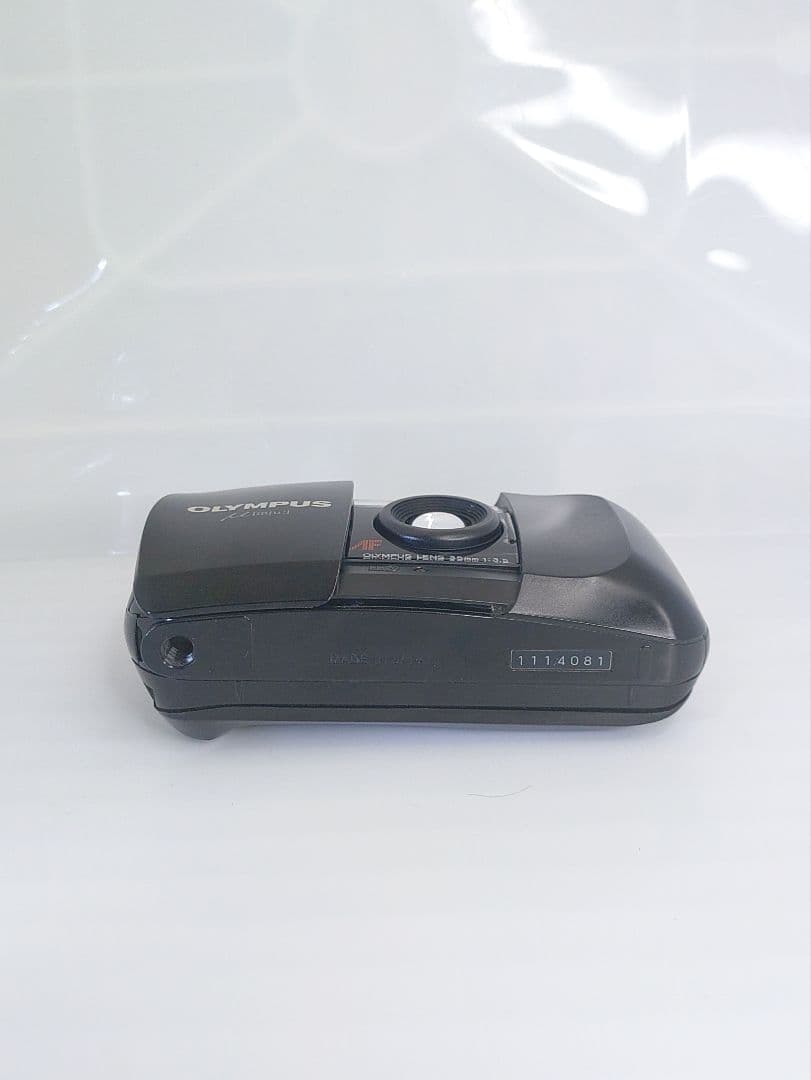 OLYMPUS μ mju 初代 ブラック コンパクトフィルムカメラ 動作確認済