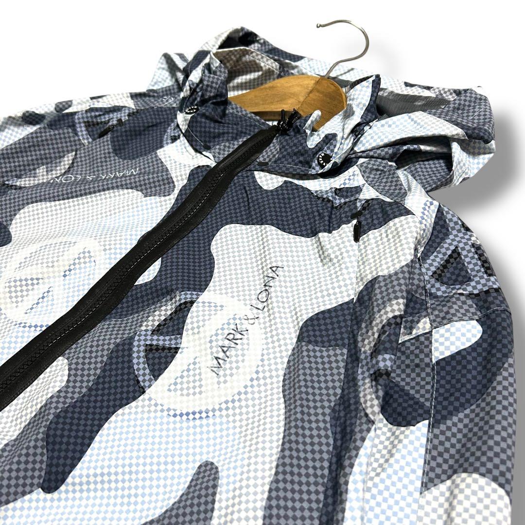 【MARK & LONA】ナイロンジャケット ゴルフ KOMATSU製 L相当