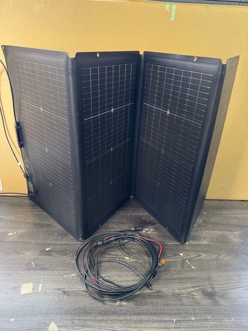 エコフロー EcoFlow 220W 両面受光型 ソーラーパネル3m延長ケーブル