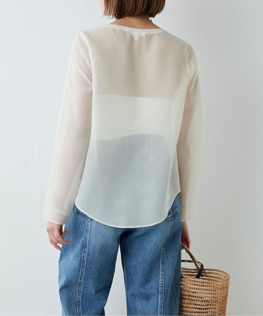 キュプラシースルーブラウス　drawing numbers ガリャルダガランテ