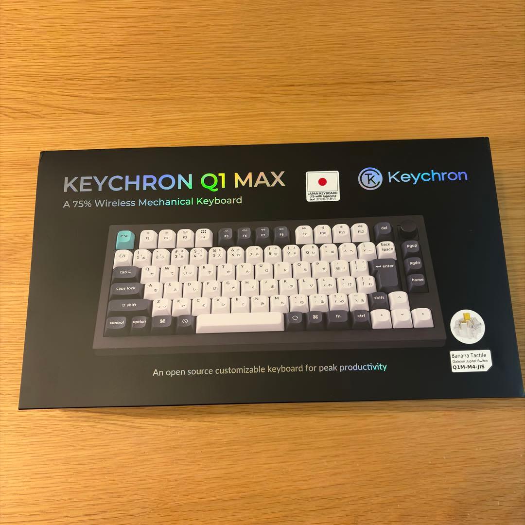 キークロン Keychron Q1 Max バナナ軸メカニカルキーボード