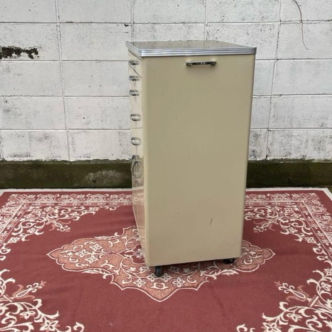 ビンテージ古家具◾️インダストリアル スチール製 デンタルキャビネット 収納棚