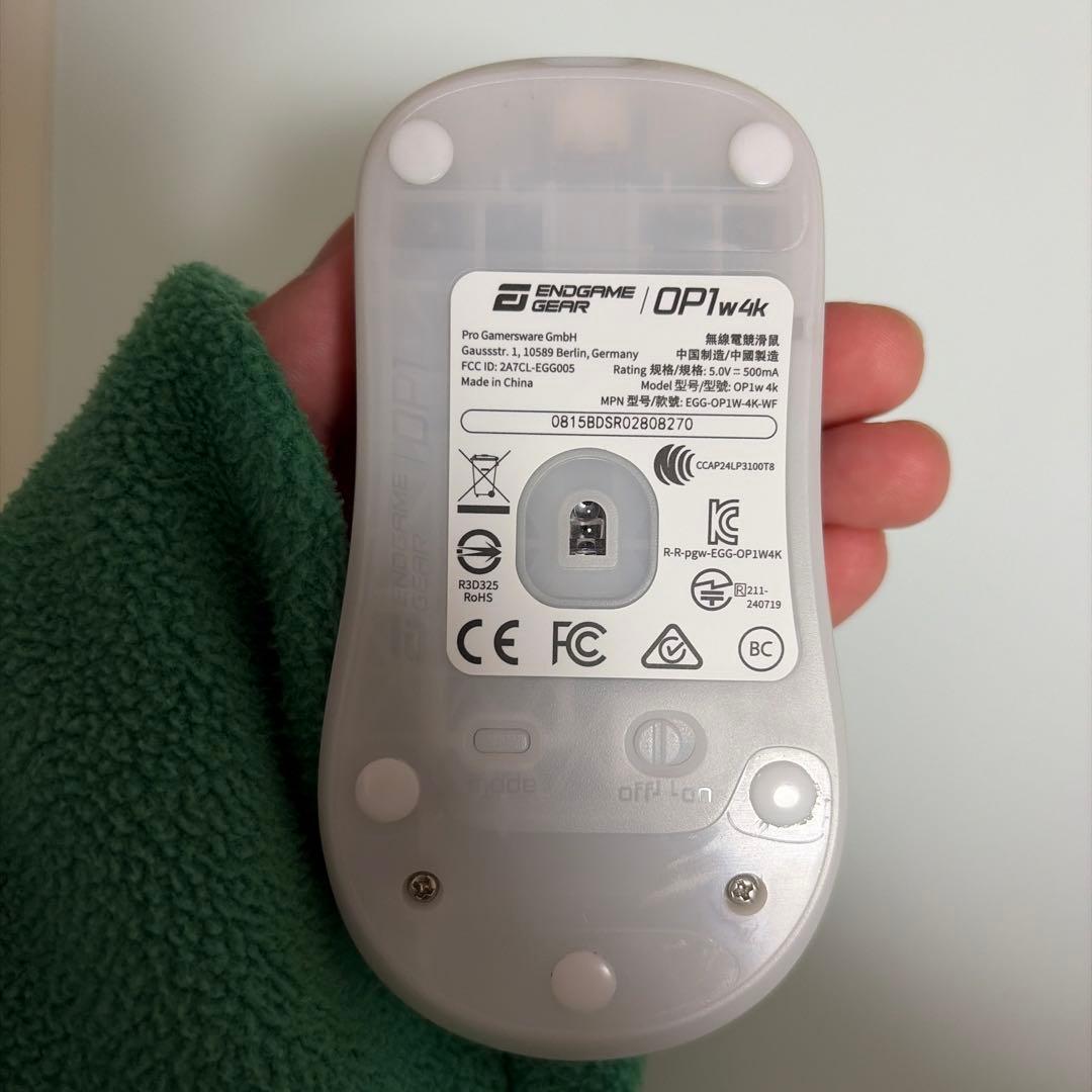 ENDGAME GEAR OP1 W 4k ホワイトフロスト