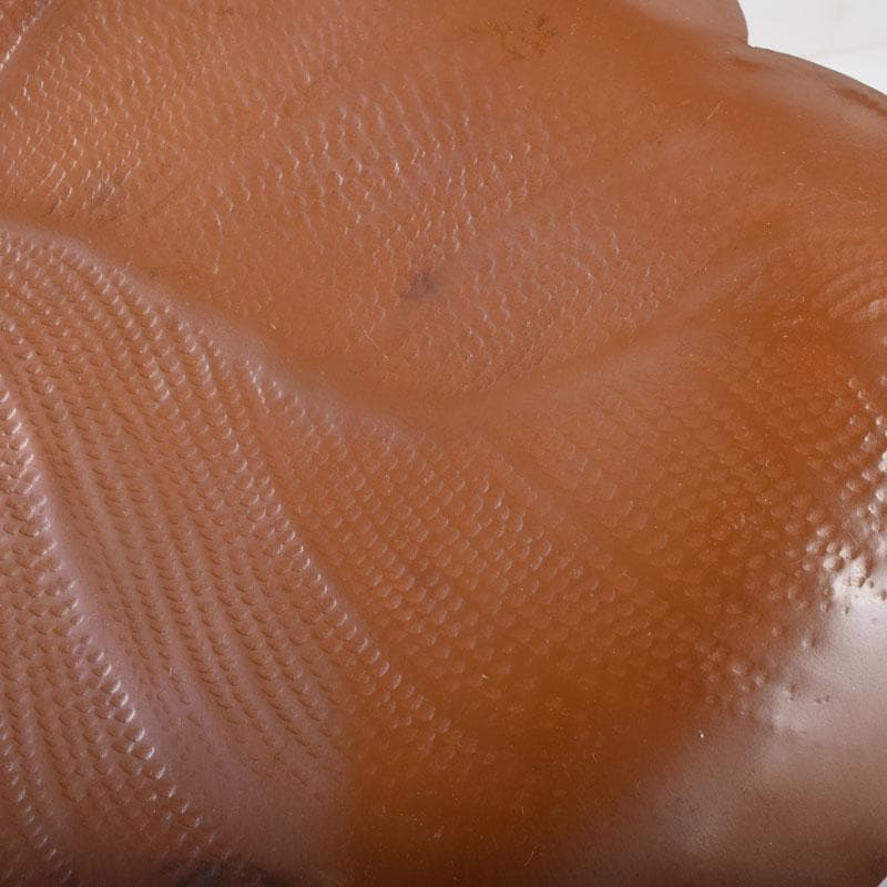 高岡銅器　西村義光作　鋳銅　葉形　盆　共箱　V　8542