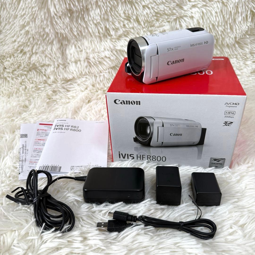 美品⭐️Canon iVIS HFR800 ビデオカメラ 本体