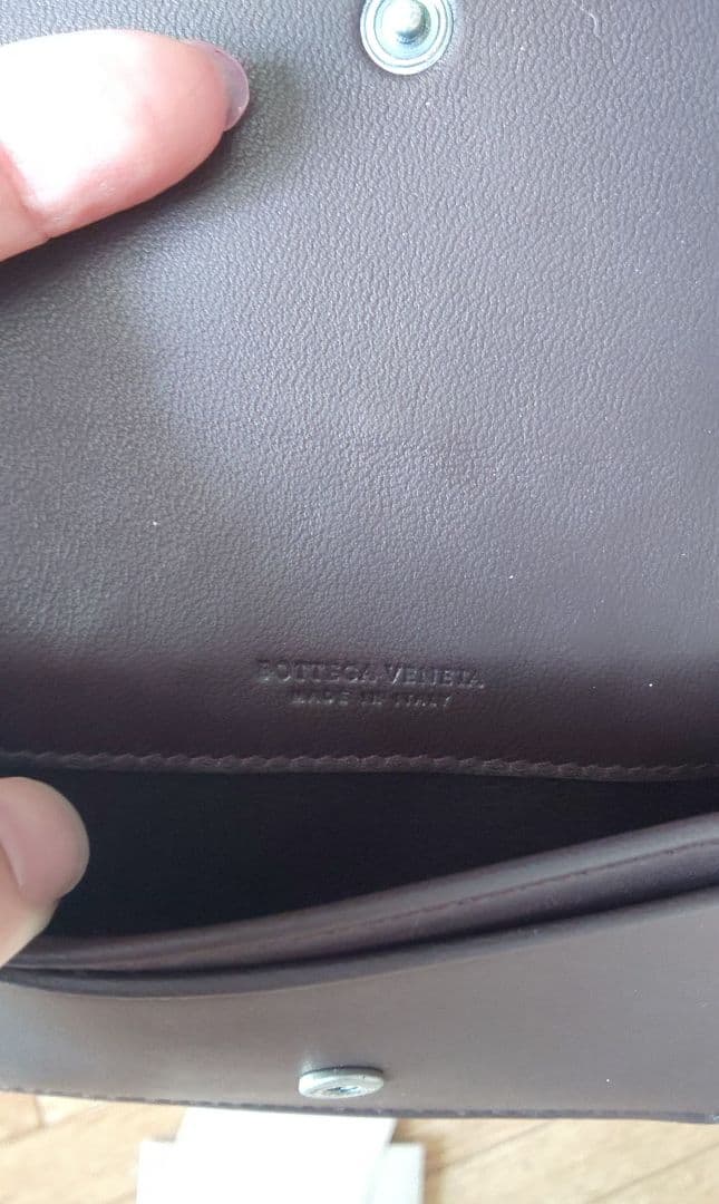 BOTTEGA VENETA ダークブラウン 名刺入れ